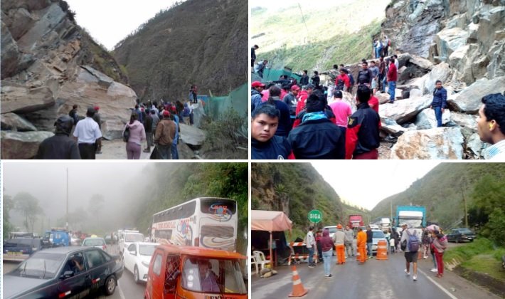 Huaicos causan estragos en la carretera Central