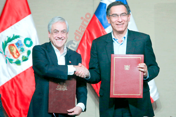 Perú y Chile suscriben Declaración de Paracas