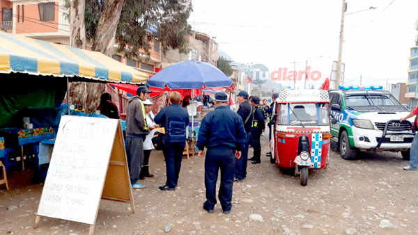 Inician reordenamiento del comercio informal en Amarilis