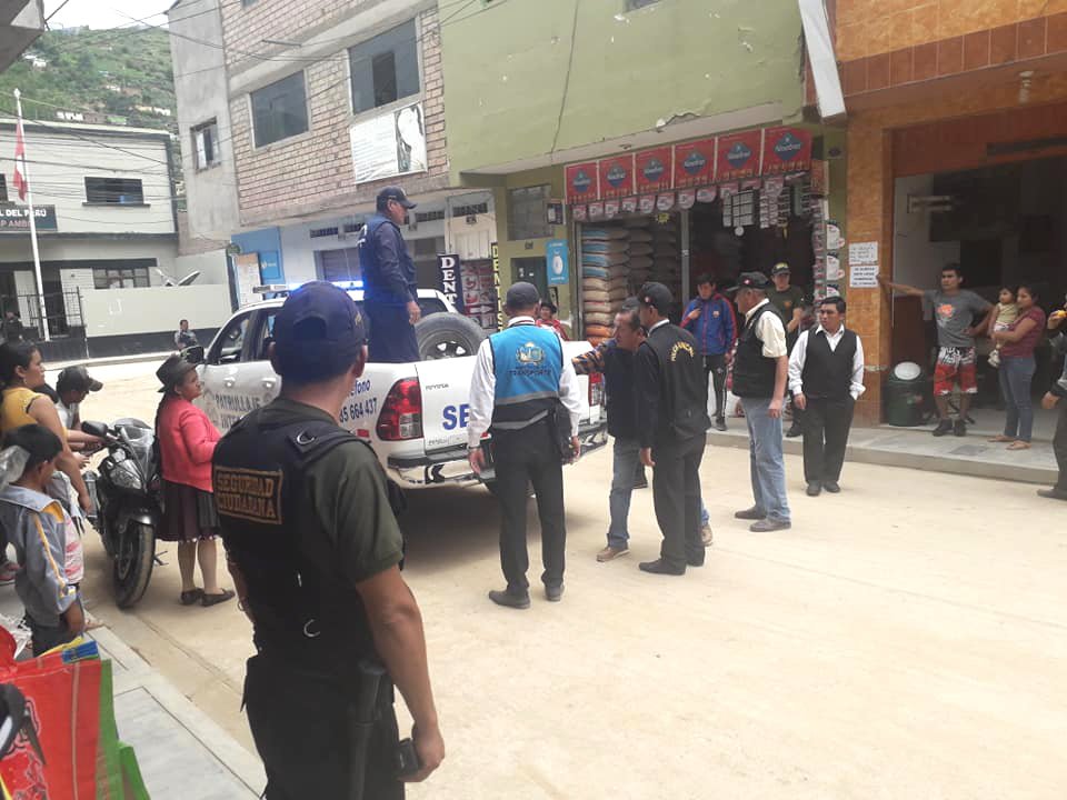 Municipalidad de Ambo trabaja en orden, limpieza y seguridad