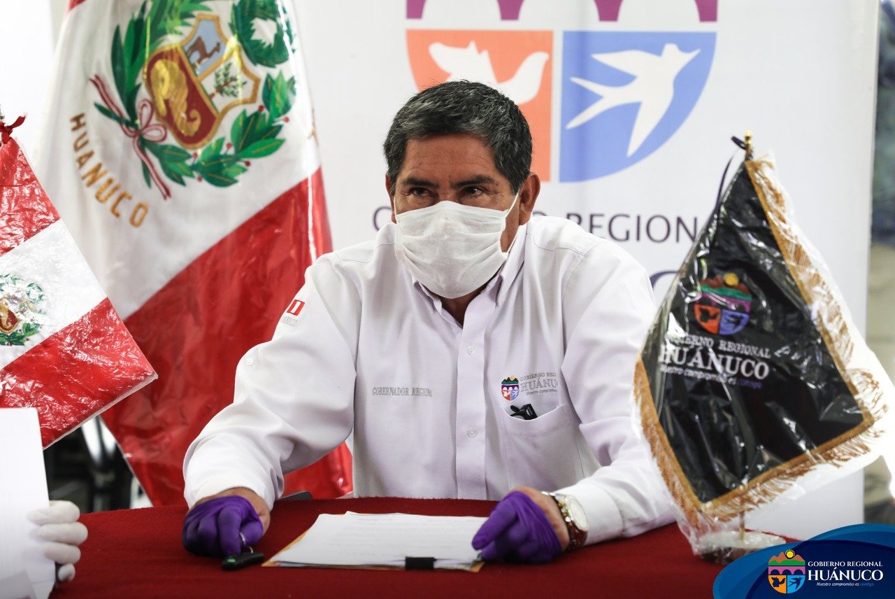 Gobernador de Huánuco propone plantear la ampliación del aislamiento social