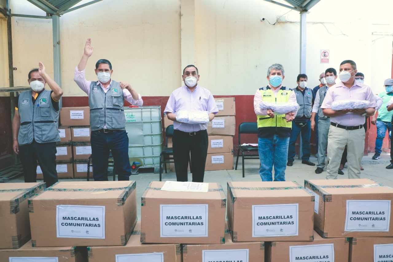 Minsa entregó 138 692 mascarillas comunitarias para cuatro distritos de la región Huánuco