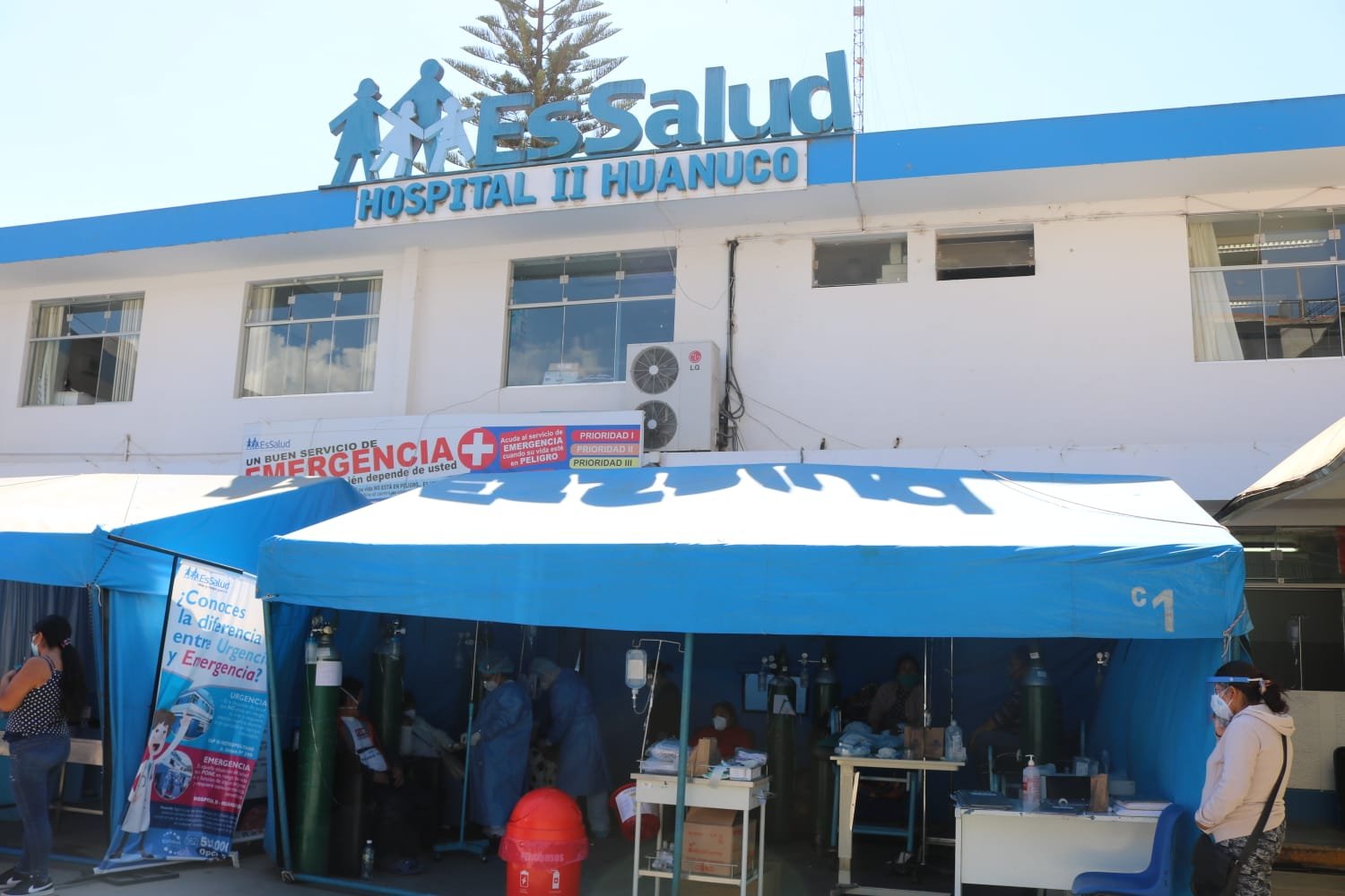 Desde mañana trasladan pacientes Covid de EsSalud Huánuco a hospital de Huariaca