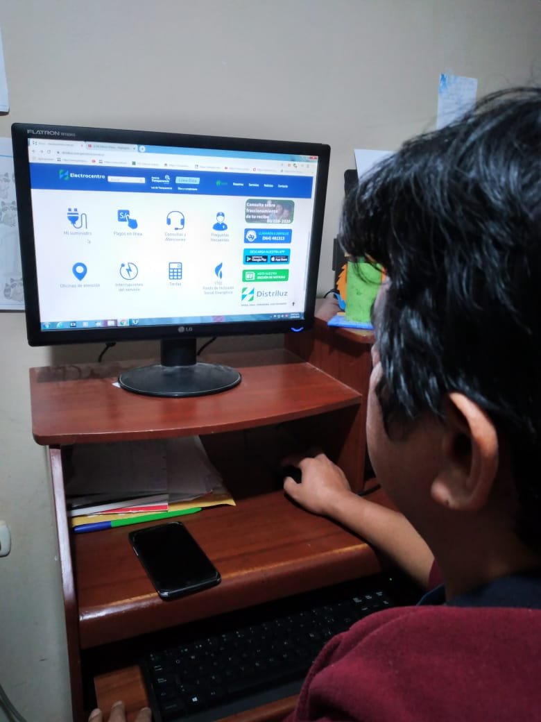 Electrocentro atiende consultas y reclamos a través de su oficina virtual