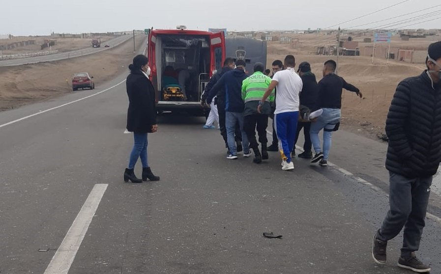 Cuatro agentes del Inpe pierden la vida en accidente de tránsito en la Panamericana Sur