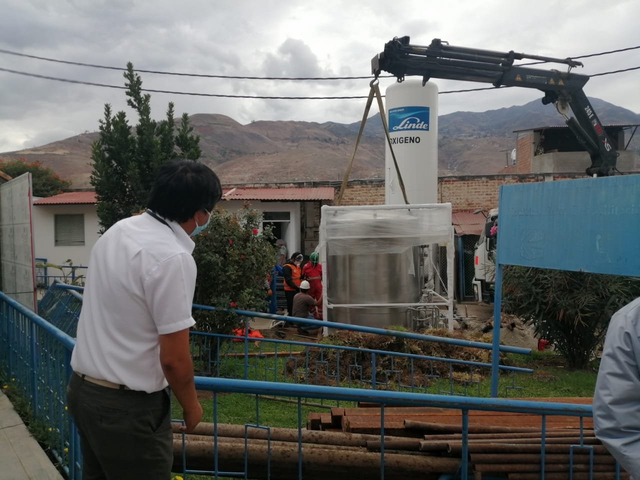 Isotanque para tres mil litros de oxígeno en el hospital de EsSalud Huánuco funcionará desde mañana