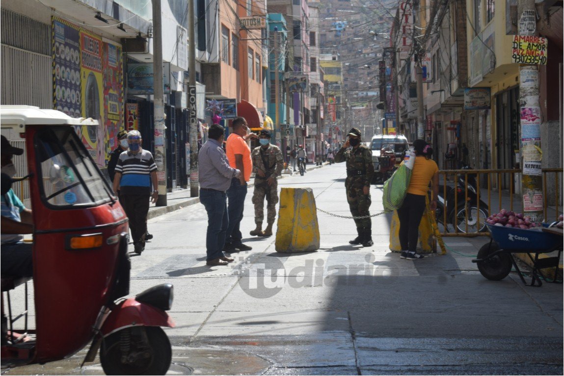 Mañana liberan calles de la ciudad de Huánuco, a excepción de las que circundan mercados y plaza de armas