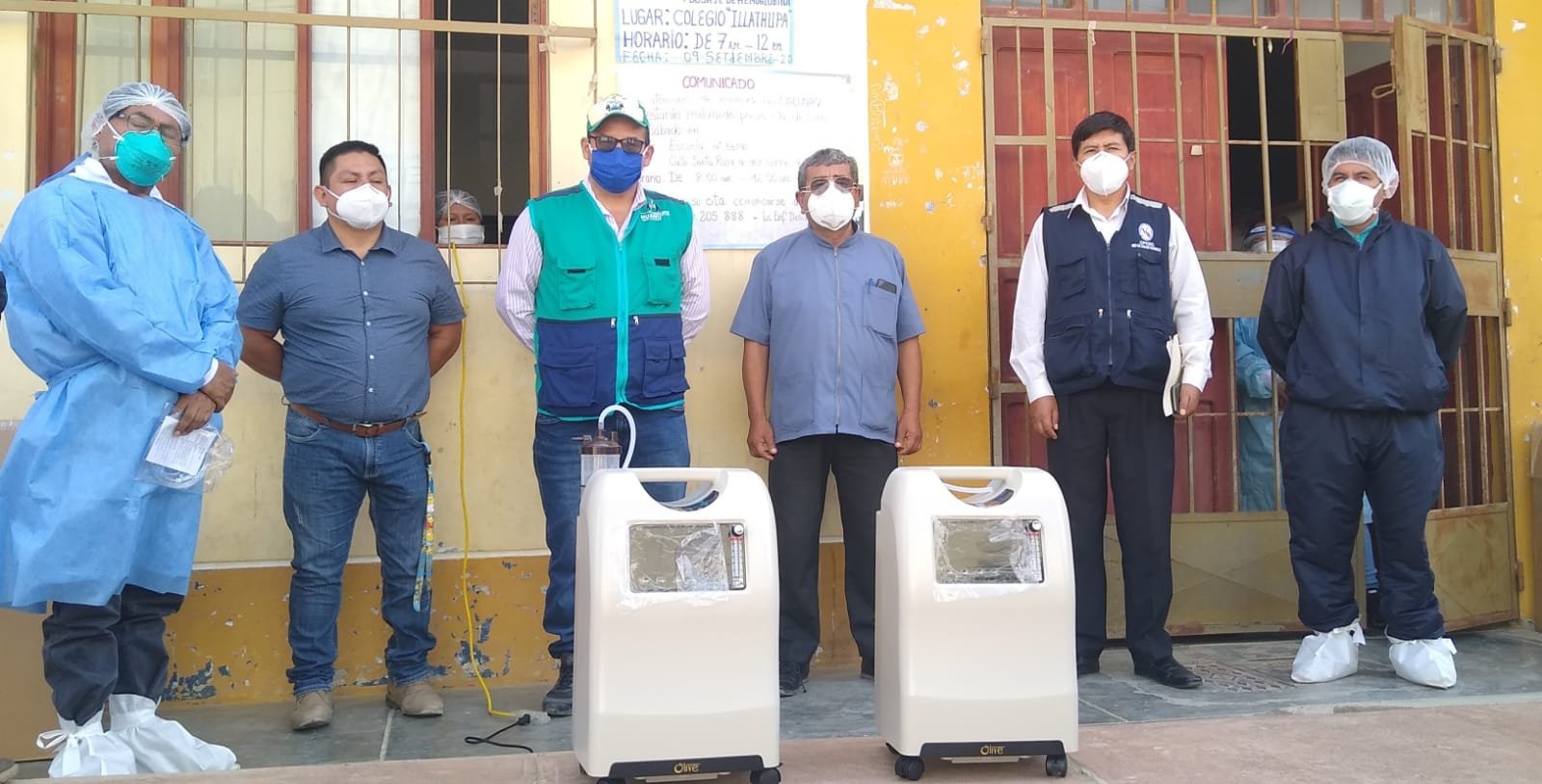 Alcalde de Huánuco entregó concentradores de oxígeno a centros de salud Aparicio Pomares y Las Moras