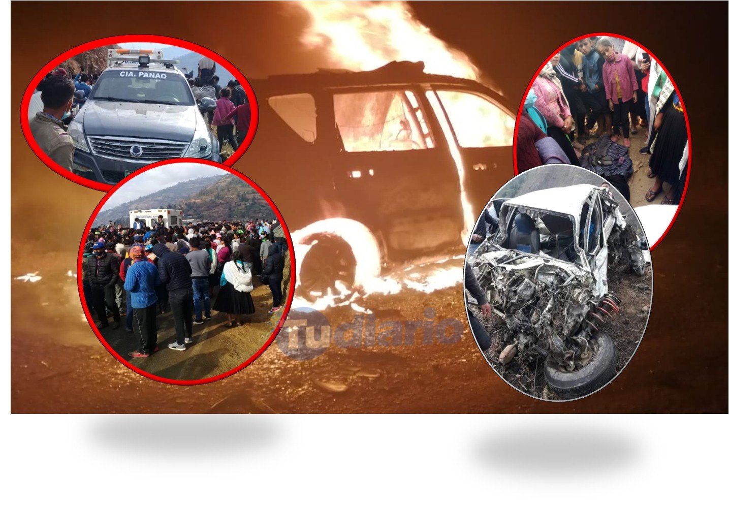¿Que pasó en Panao? Pobladores quemaron patrullero tras la caída de un auto al abismo en el que murió una joven