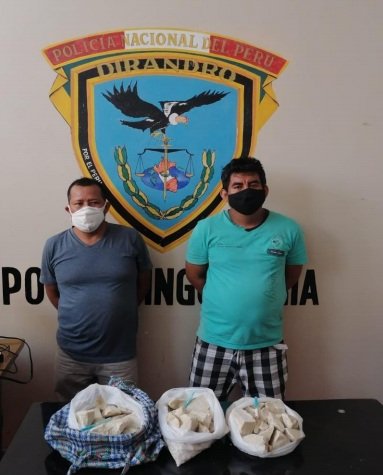 Detienen a dos personas que trasladaban 7 kilos de cocaína en un trimovil