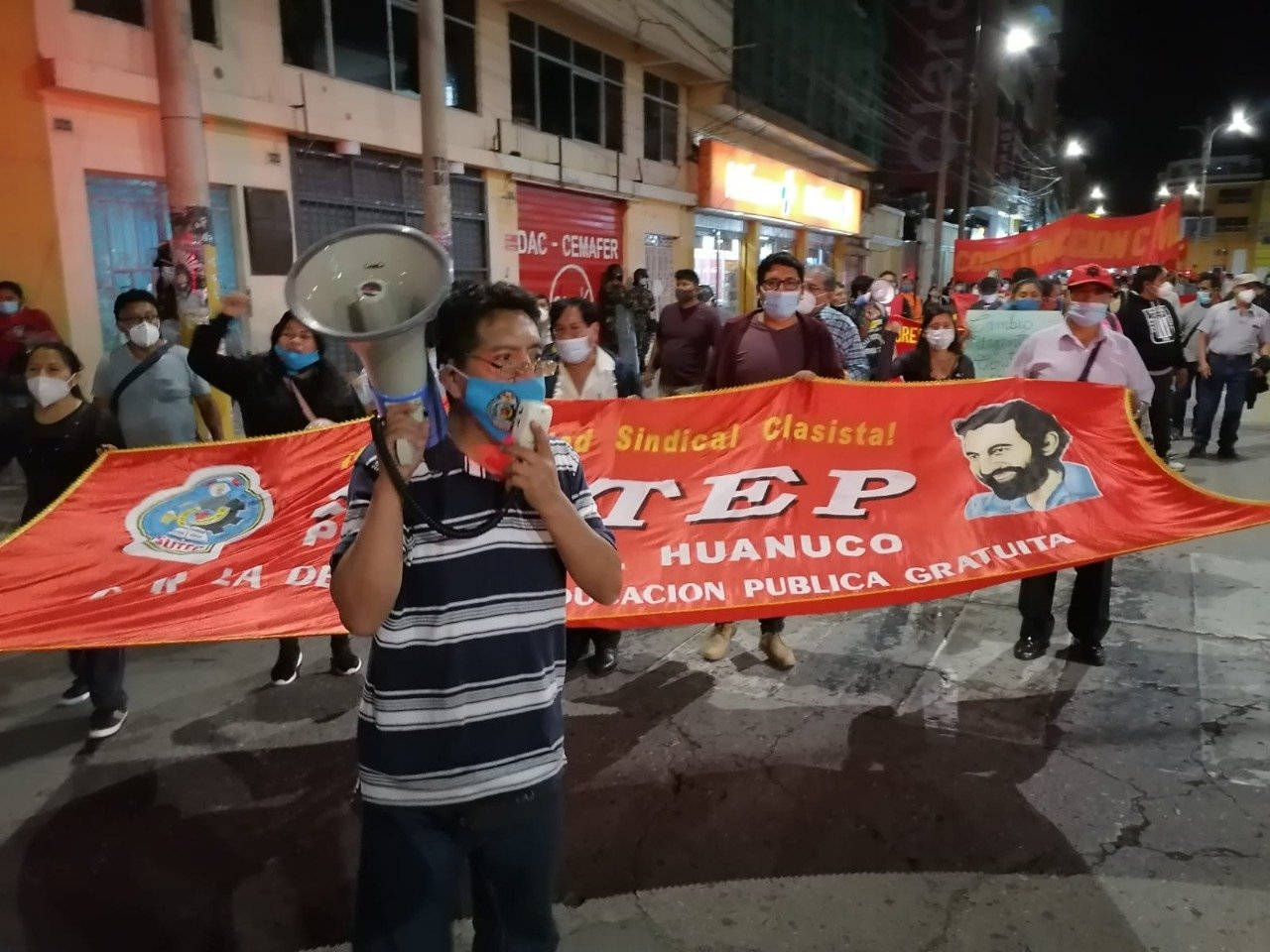 Sutep Huánuco se plegará a protesta nacional para exigir a Pedro Castillo que cumpla promesas
