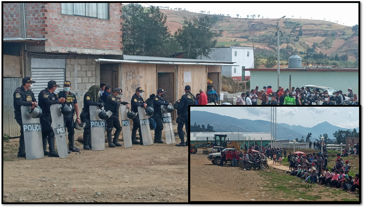 Conflicto por tierras en Pillao moviliza a policías y fiscales