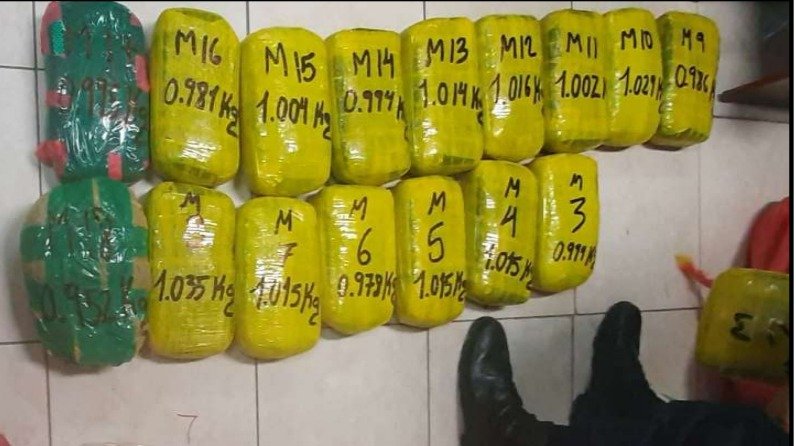 Detienen a poblador e incautan 101 kilos de marihuana