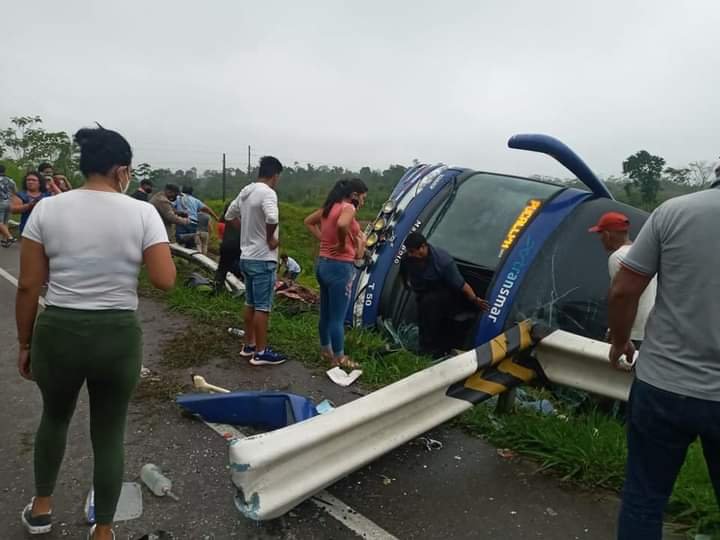 Despiste de bus de Transmar dejó 4 muertos y 12 heridos