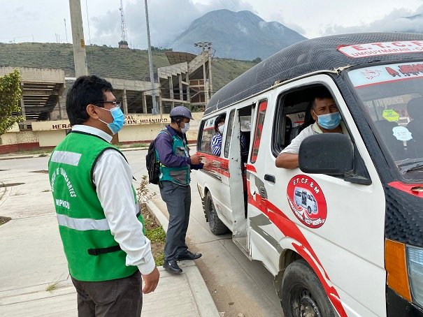 Huánuco: continuará fiscalización de medidas sanitarias en vehículos de pasajeros