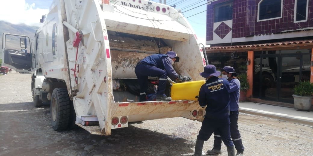 Reprograman rutas para servicio de recojo de basura en Pillco Marca