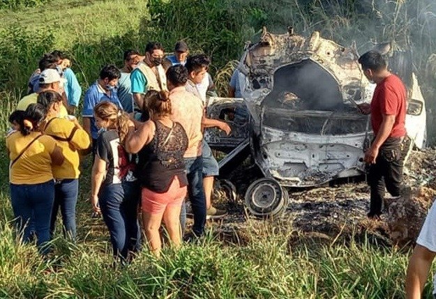 Empresario del rubro de transportes murió calcinado en accidente de tránsito