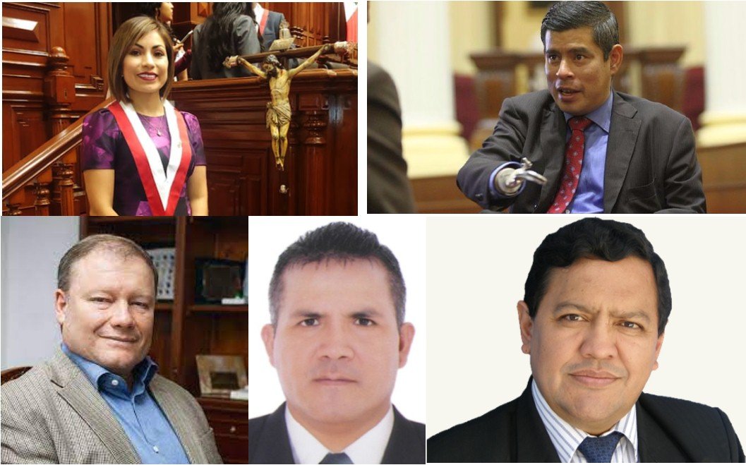 Estos son los cinco parlamentarios andinos para el periodo 2021-2026