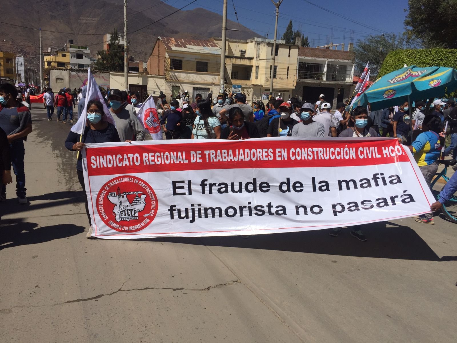 Sindicatos y organizaciones de base anuncian nuevas marchas exigiendo proclamación de Pedro Castillo