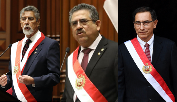 Manuel Merino, Francisco Sagasti y Martín Vizcarra quieren pensión vitalicia