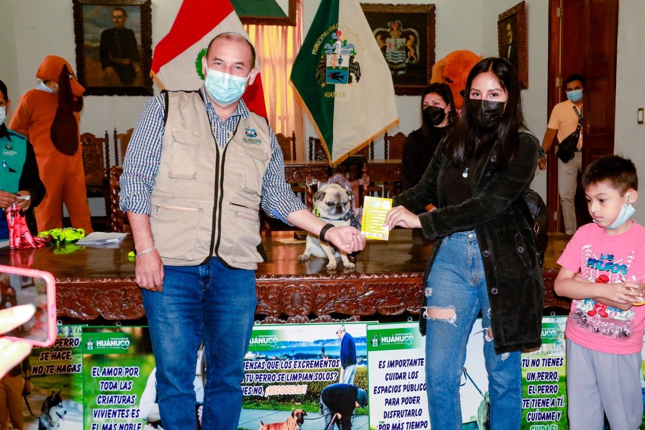 Municipalidad de Huánuco lanza campaña para registro de mascotas