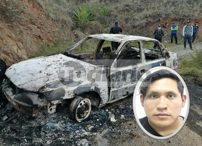 Desconocidos quemaron automóvil con su propietario en el interior