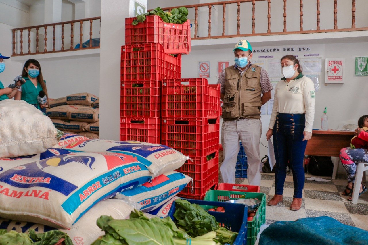 Municipalidad de Huánuco entrega 7 toneladas de víveres a comedores y ollas comunales