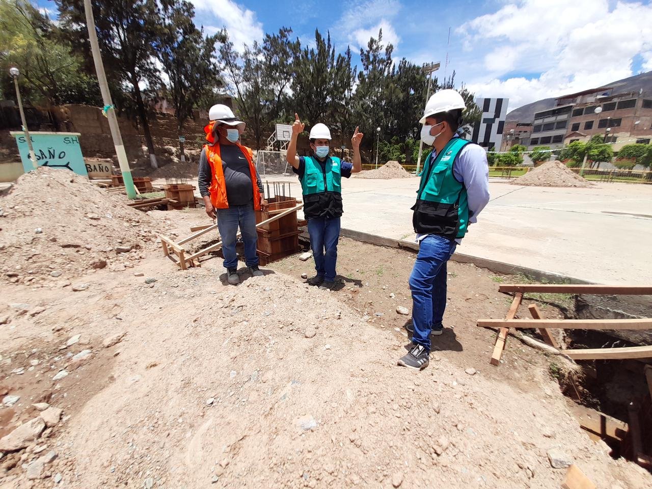Avanza los trabajos de rehabilitación en el parque Héroes Huanuqueños