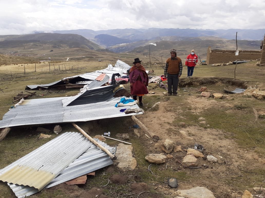 Vientos fuertes dañaron decenas de casas en tres distritos de Huánuco