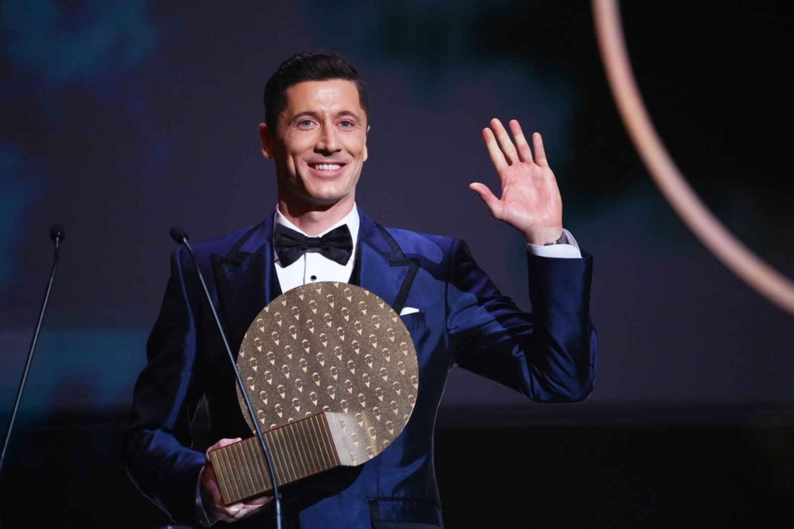 Lewandowski ocupó el segundo puesto tras Messi en el Balón de Oro