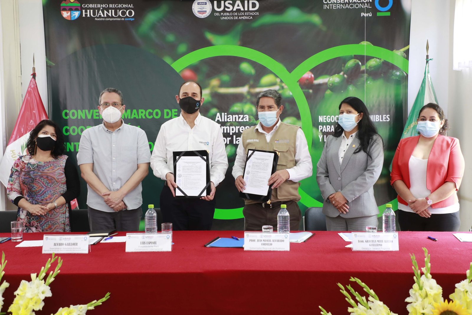 Firman convenio para promover proyectos sostenibles en Huánuco