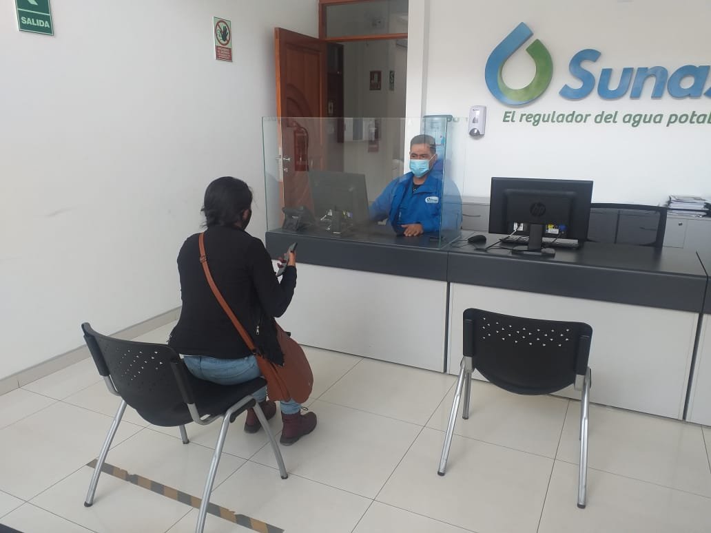 Sunass retomó atención presencial a usuarios de servicios de saneamiento