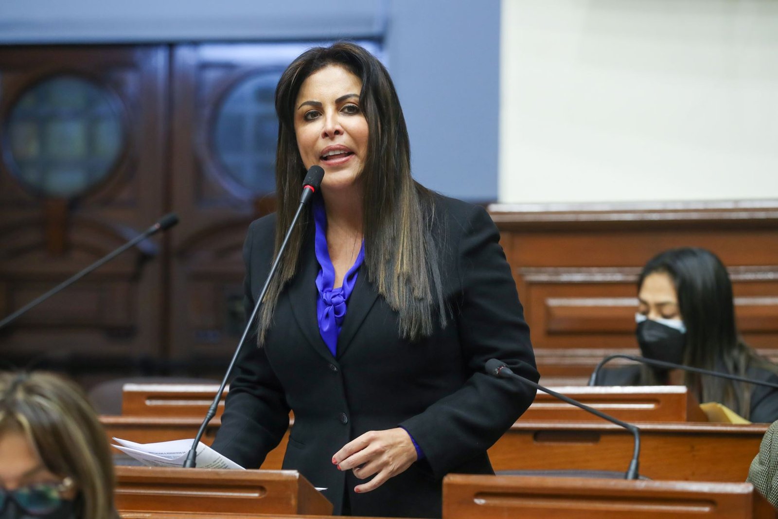Patricia Chirinos presentó otra denuncia constitucional contra Castillo y Torres