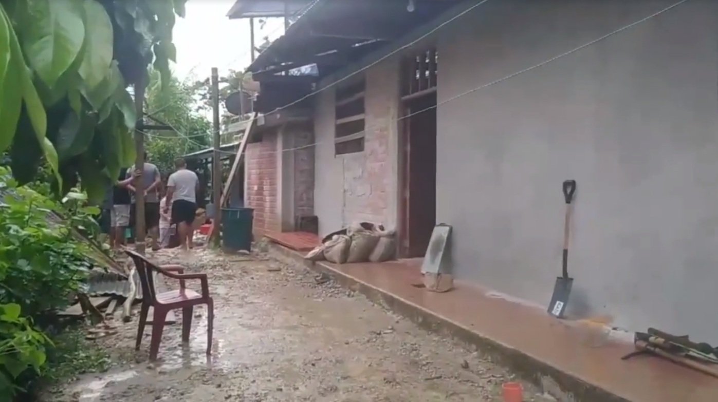 Lluvias causaron daños en 30 viviendas en San Buenaventura