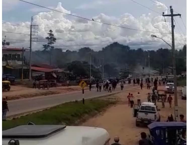 Protesta contra empresa Refinca en Honoria deja heridos y detenidos