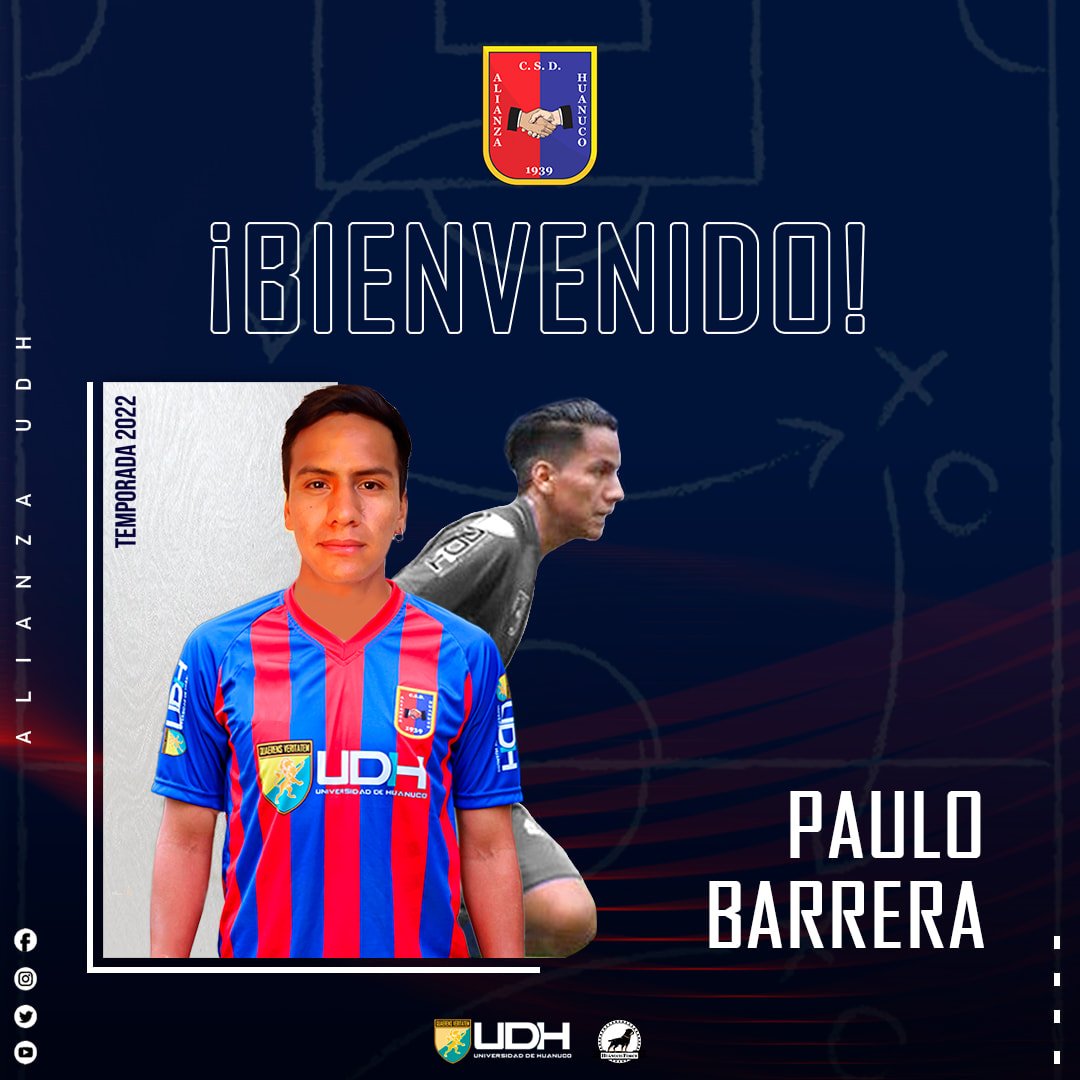 Paulo Barrera ficha por Alianza UDH