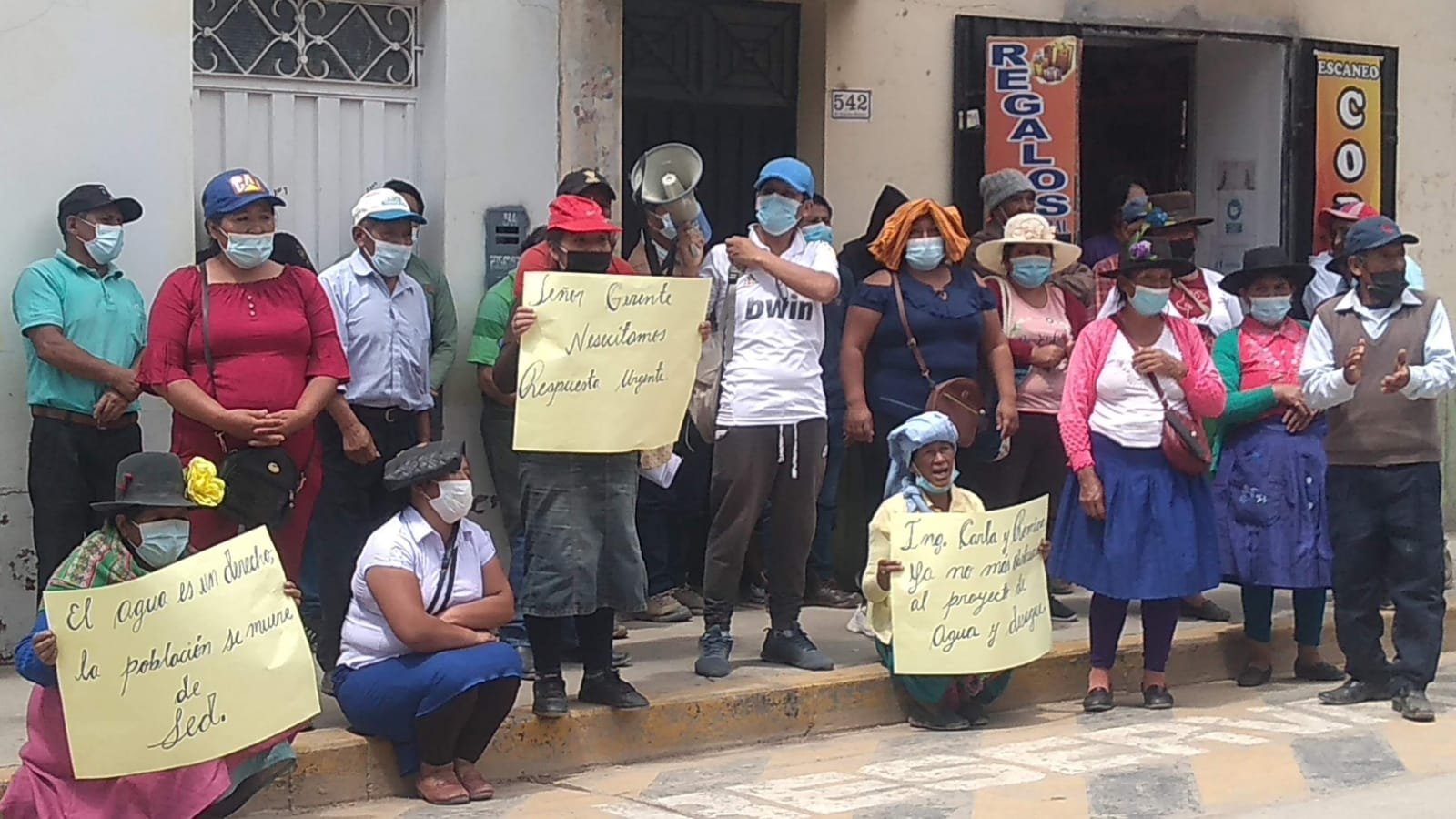 Pobladores de Aparicio Pomares exigen inclusión en sistema de agua y desagüe