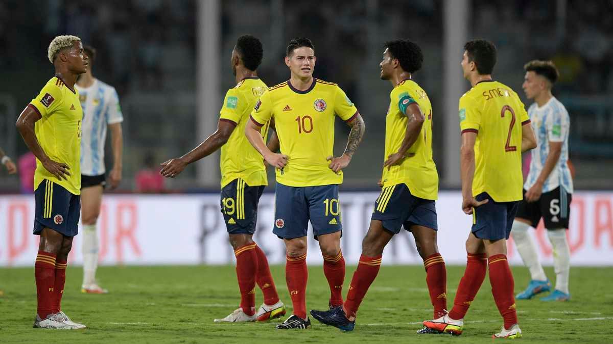 Selección Colombia la pasa mal