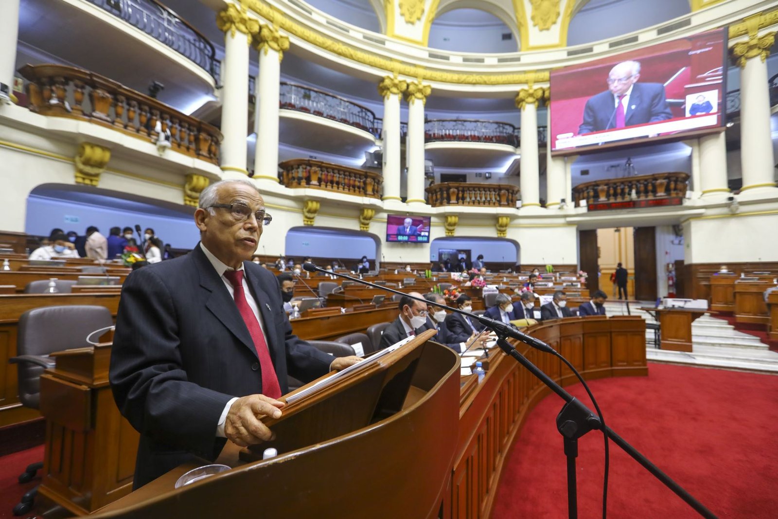 Aníbal Torres asiste al Congreso hoy para explicar proyecto de ley sobre asamblea constituyente