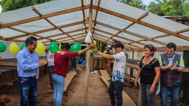 Implementan con módulos poscosecha a productores de cacao en Pucayacu y Aucayacu