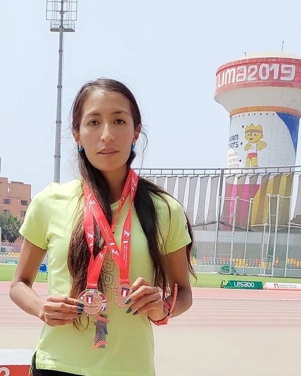 Huanuqueña, Thalia Valdivia, obtuvo el tercer lugar en Sudamericano de Atletismo