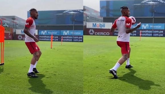 Paolo Guerrero entrenó en la Videna