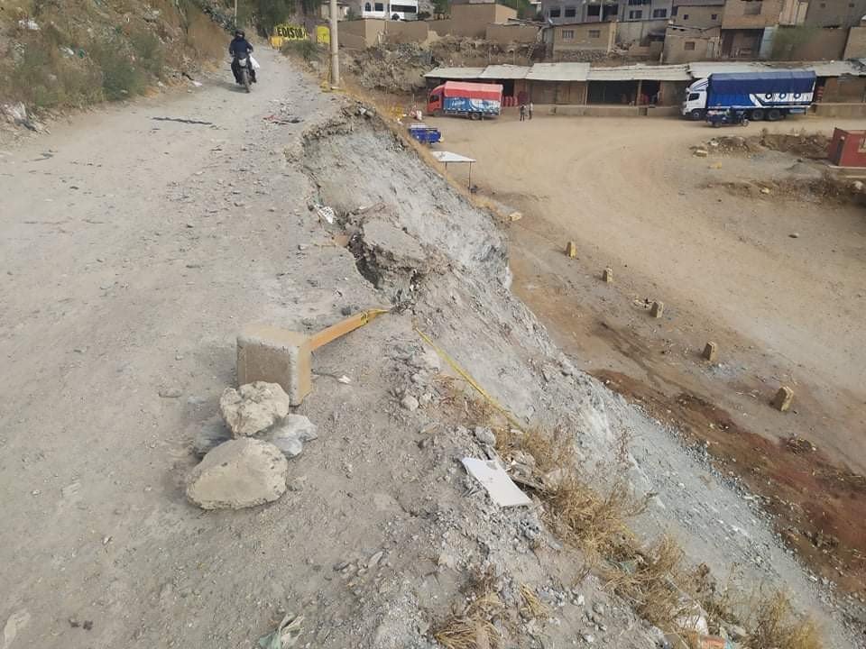 Seda Huánuco detectó fuga de agua que proviene de obra circuito vial de Puelles