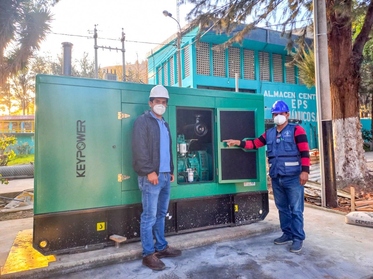 Adquieren grupos electrógenos para planta de tratamiento de agua potable de Seda Huánuco