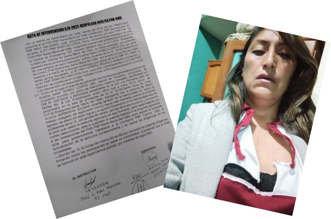 Profesor que agredió a directora de colegio en Sirabamba sería suspendido mientras dure proceso administrativo