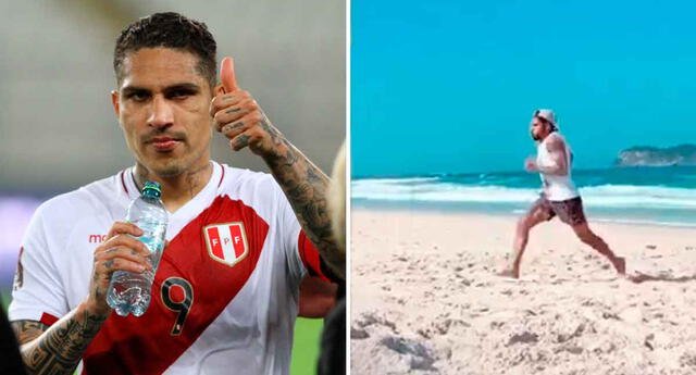 Paolo Guerrero entrena en Brasil