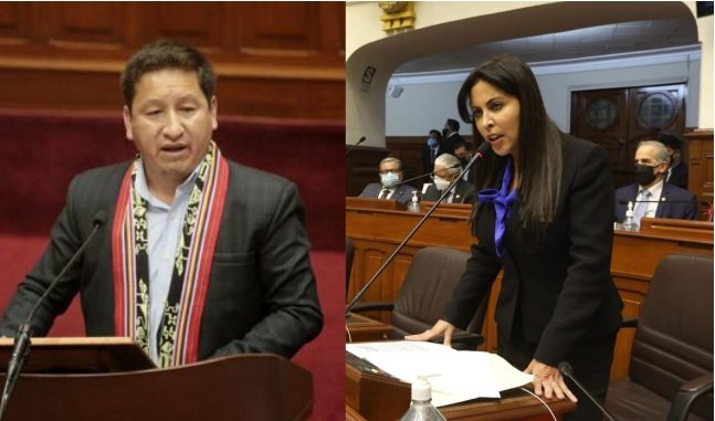Declaran procedente denuncia contra congresistas Guido Bellido y Patricia Chirinos