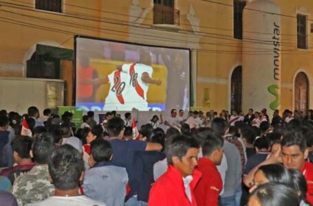 Instalarán pantalla gigante en la Plaza de Armas de Huánuco para ver el Perú – Australia