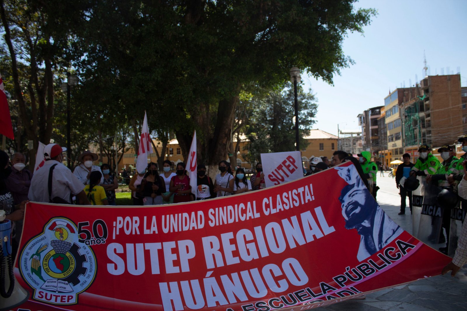 Maestros del Sutep piden a Pedro Castillo que cumpla sus promesas