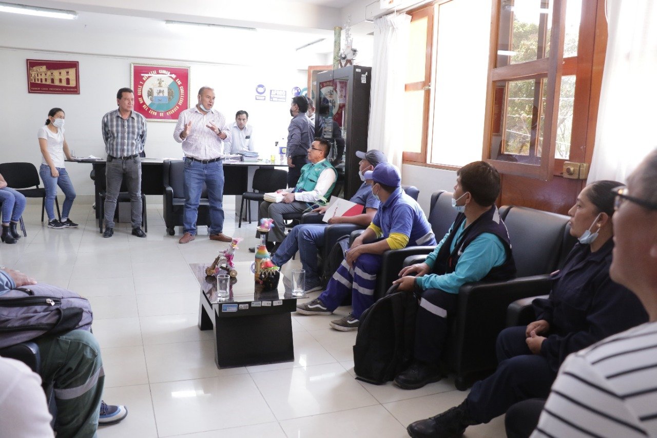 Obreros de la municipalidad de Huánuco no paralizarán labores